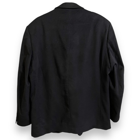 Pronto Uomo Cashmere Blazer Sports Coat Jacket Black Size 48 - Picture 2 of 9